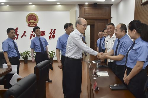 6月5日,最高人民检察院党组书记,检察长张军在黑龙江省检察院调研检察